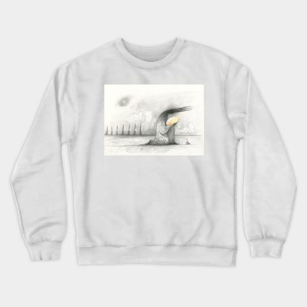 THE BIRD KING - Shaun Tan Crewneck Sweatshirt by Bequeat